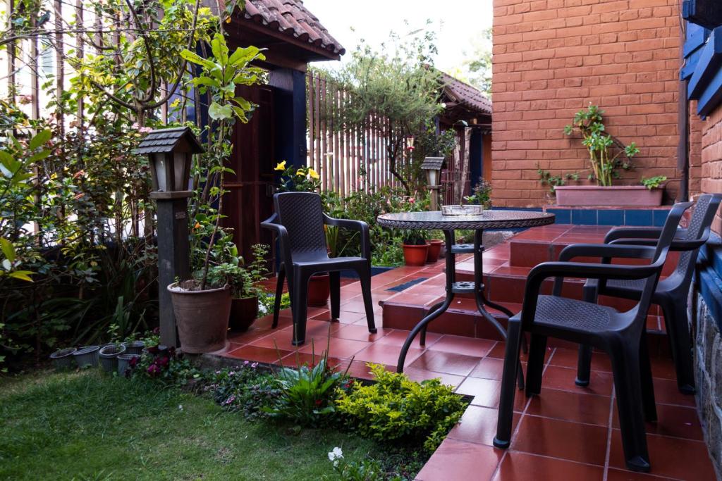 Zahrada ubytování Casa del Arupo