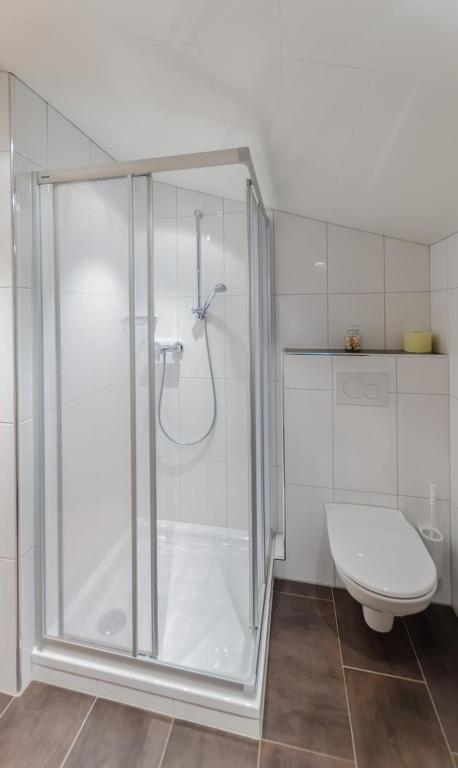 Kúpeľňa v ubytovaní Haus Krömer