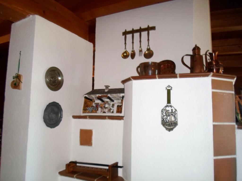 Kuchyň nebo kuchyňský kout v ubytování Weingut & Buschenschank Pölzl