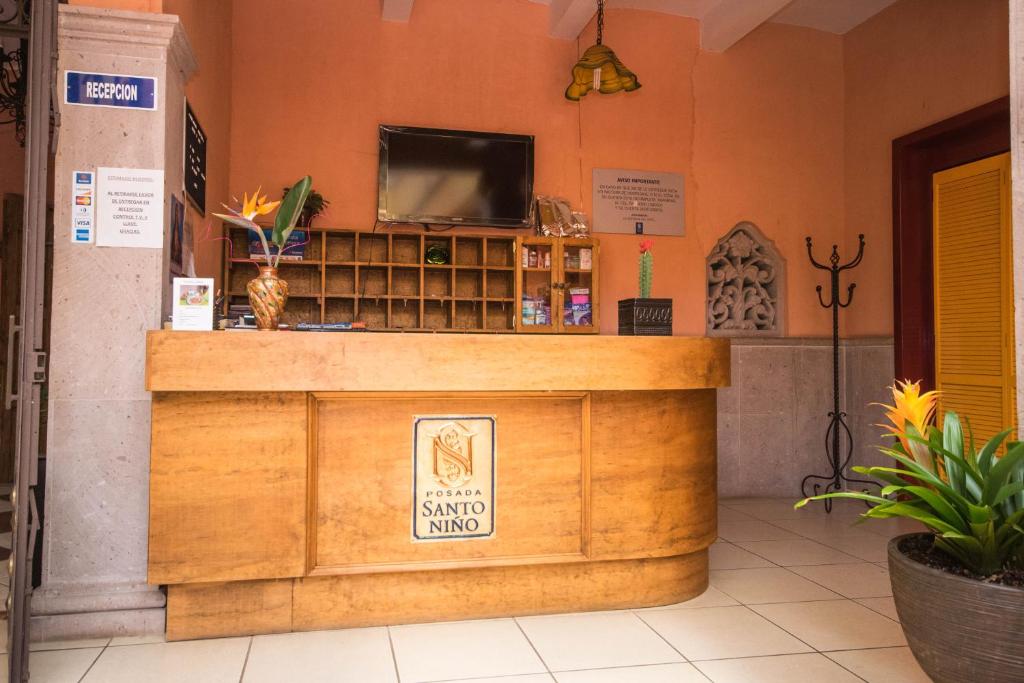 TV a/nebo společenská místnost v ubytování Hotel Posada Santo Niño