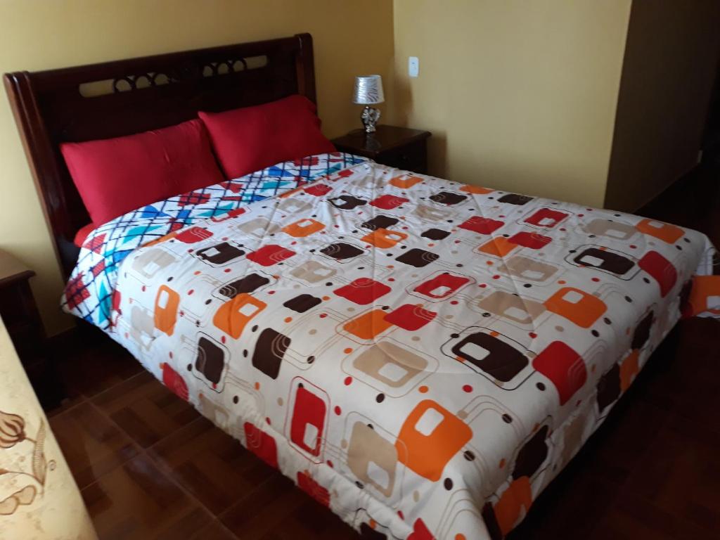 Postel nebo postele na pokoji v ubytování Hotel Navarra