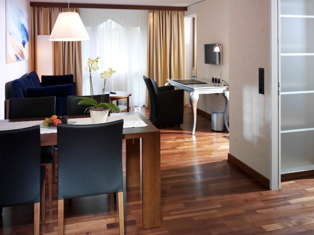 Posezení v ubytování Revier Hotel Säntispark