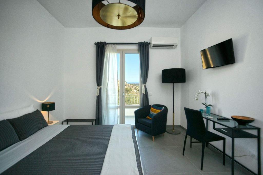 A television and/or entertainment centre at B&B Roda Barocco