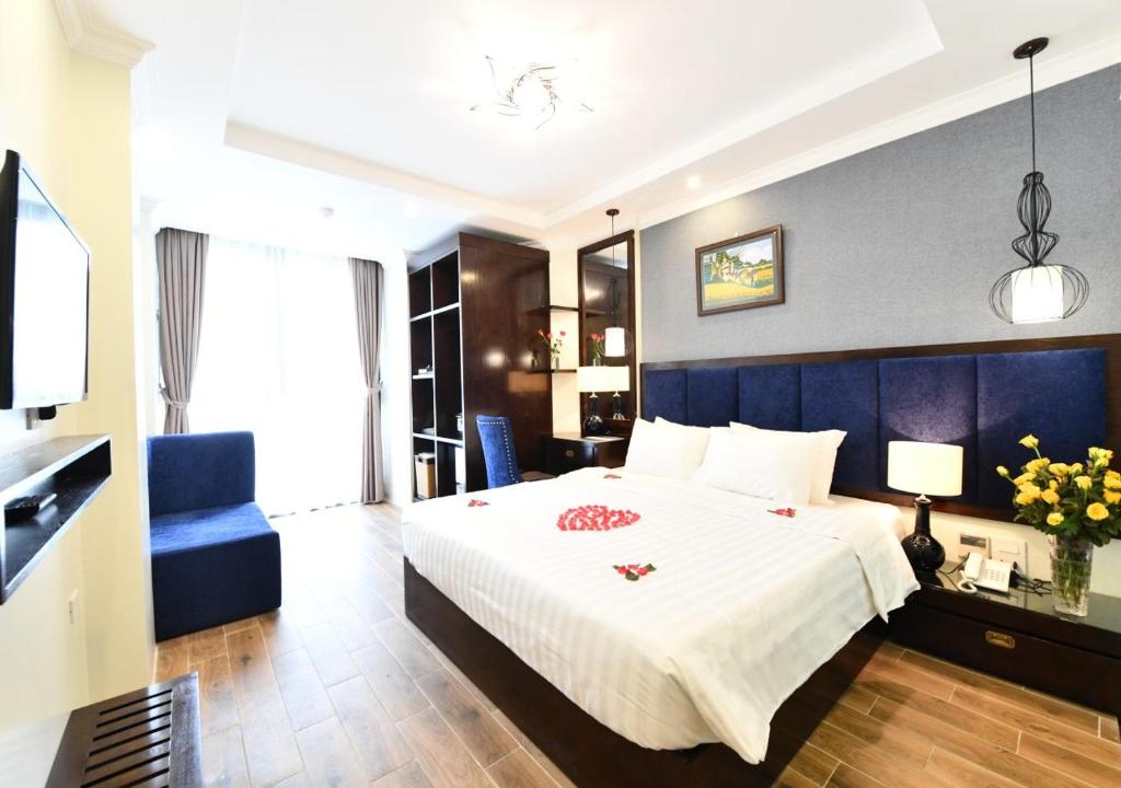 Postel nebo postele na pokoji v ubytování Bella Rosa Trendy Hotel & Spa