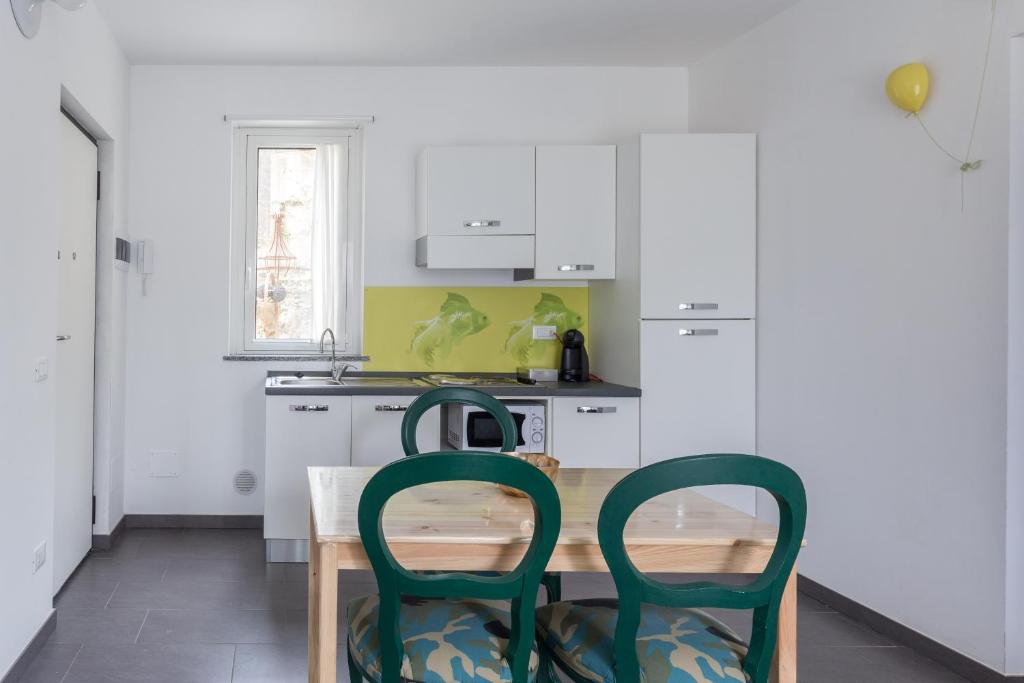 Kuchyň nebo kuchyňský kout v ubytování Minerva Residence