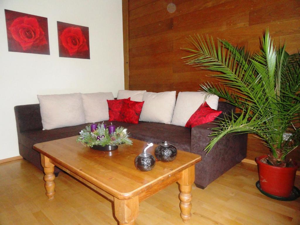 Posezení v ubytování Landhaus Bonaventura