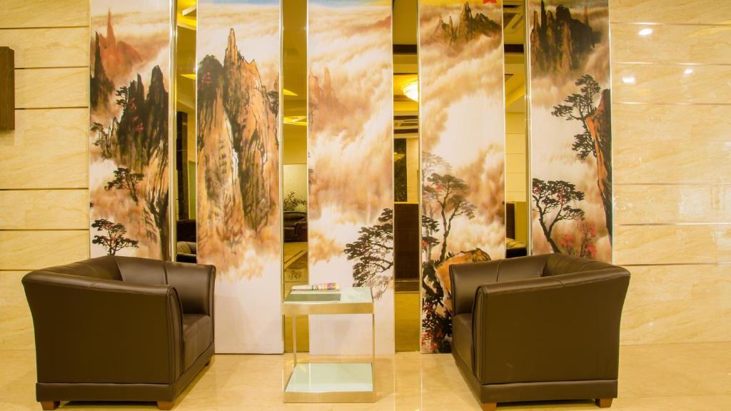 Posezení v ubytování Hotel Indraprasttha