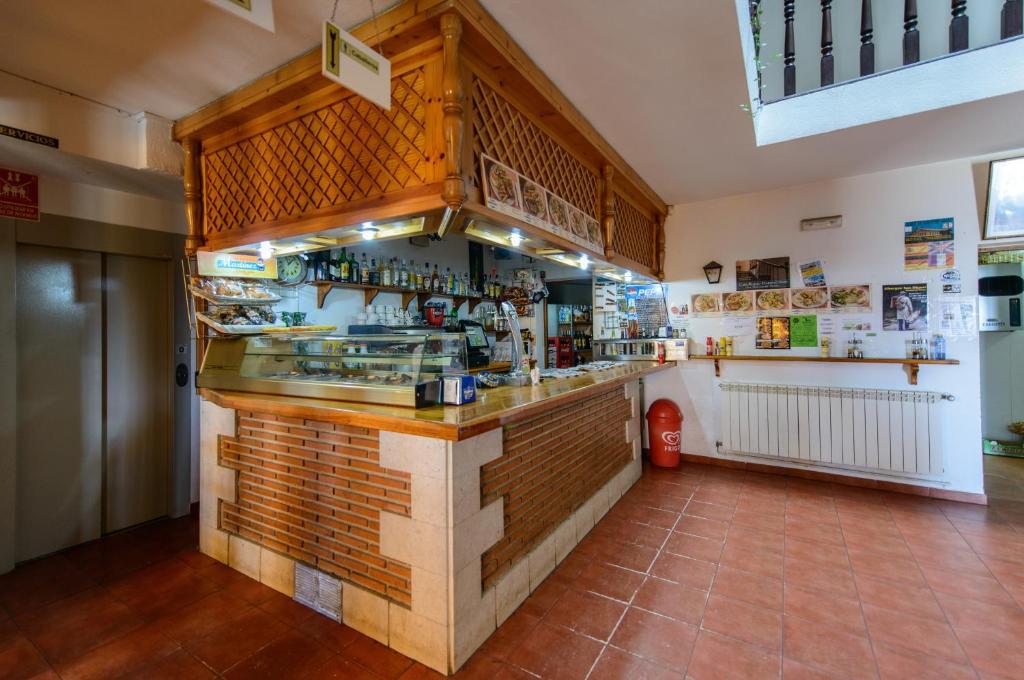 Kuchyňa alebo kuchynka v ubytovaní Hostal Camino Real