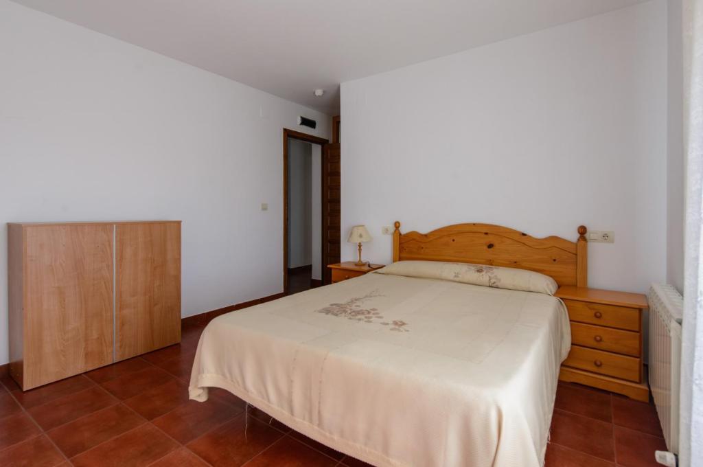 Posteľ alebo postele v izbe v ubytovaní Hostal Camino Real