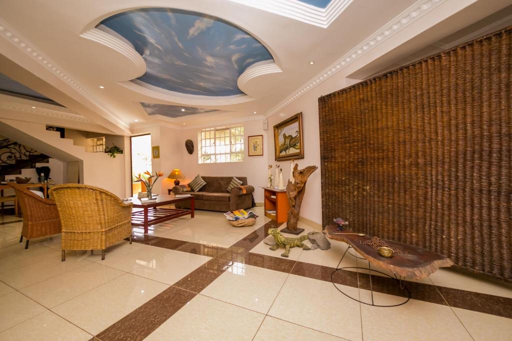 Posezení v ubytování Hotel Rudi
