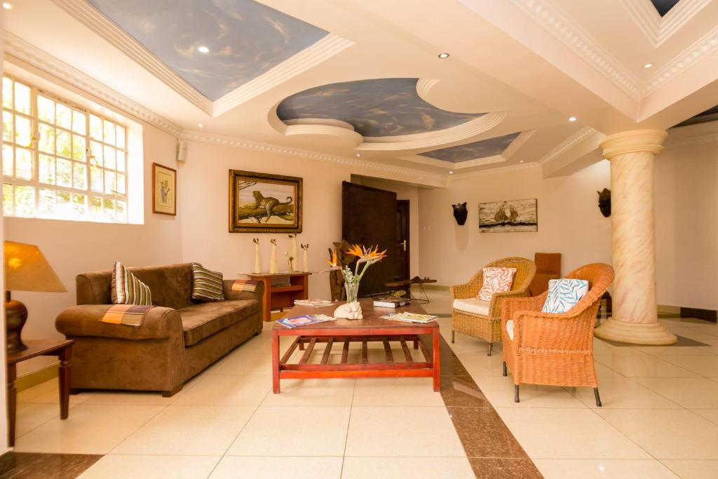 Posezení v ubytování Hotel Rudi