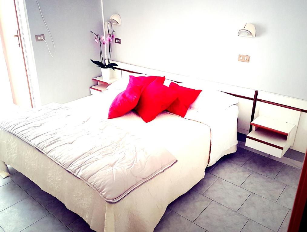 Katil atau katil-katil dalam bilik di Hotel Giannella