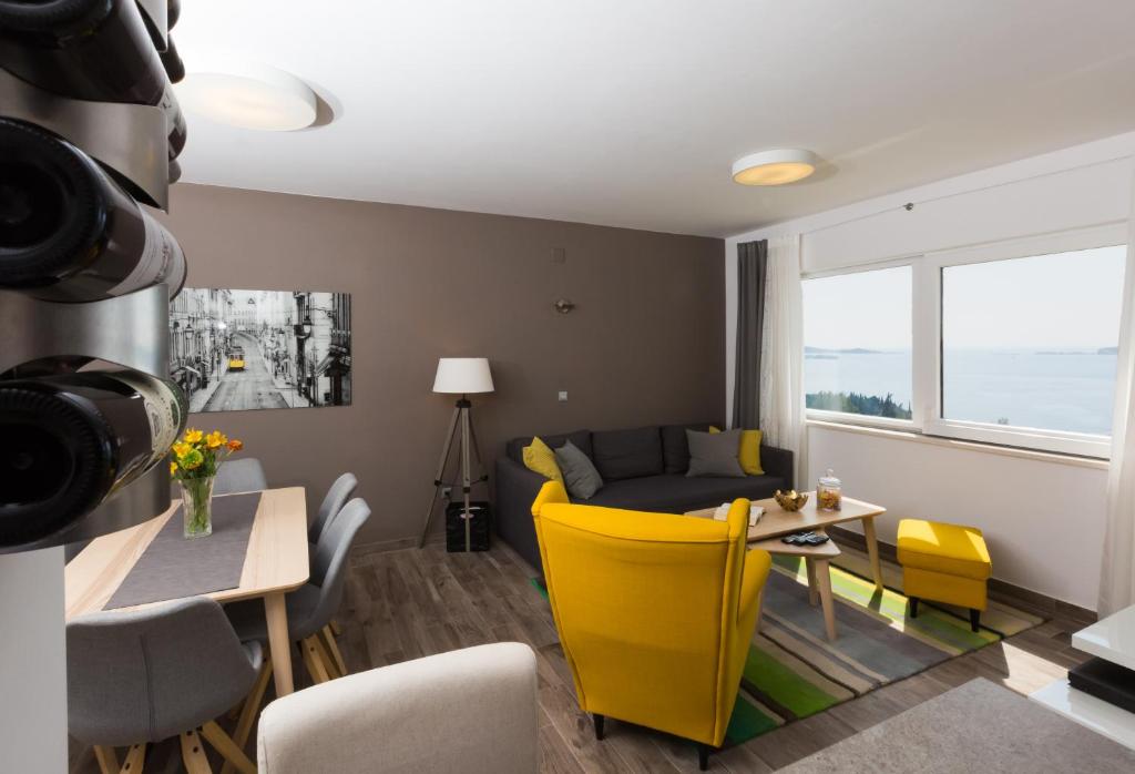 Posedenie v ubytovaní Villa Pergola-Apartment Toni