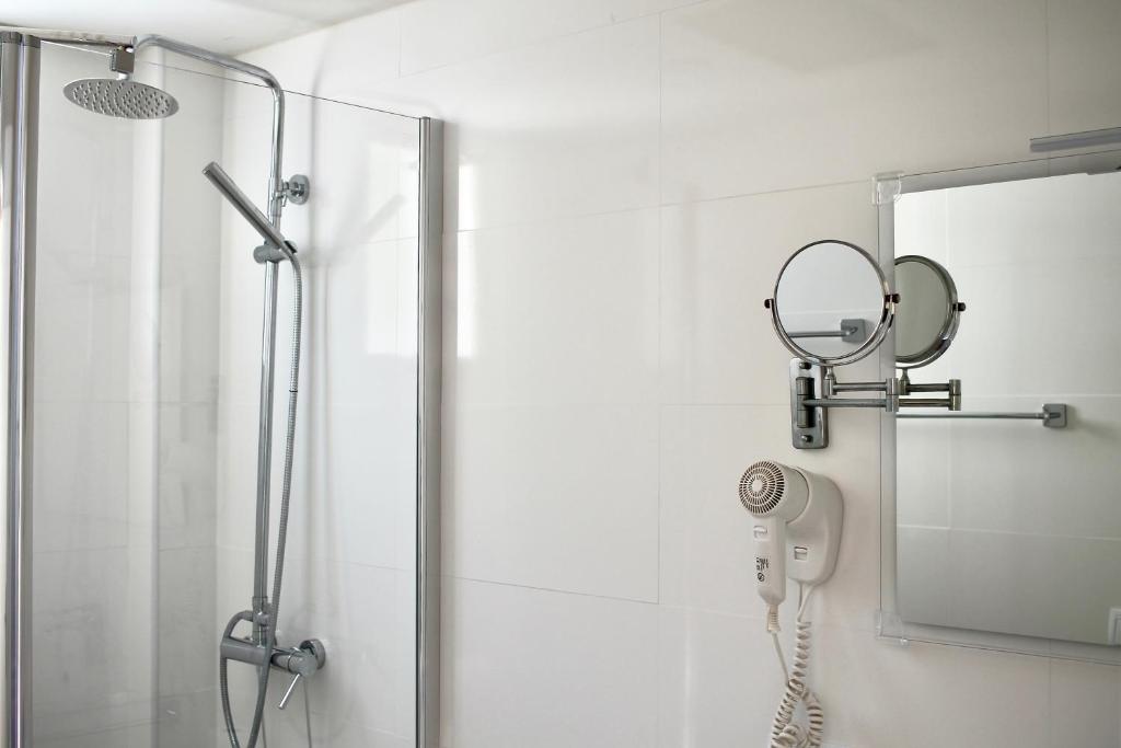 Koupelna v ubytování Hostal Jakiton