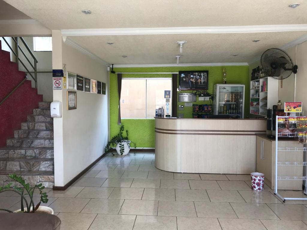 Kuchyň nebo kuchyňský kout v ubytování JSA Hotel