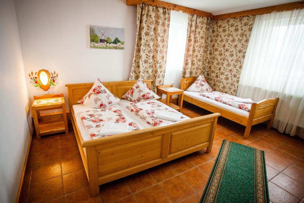 Postel nebo postele na pokoji v ubytování Casa Cerbului1