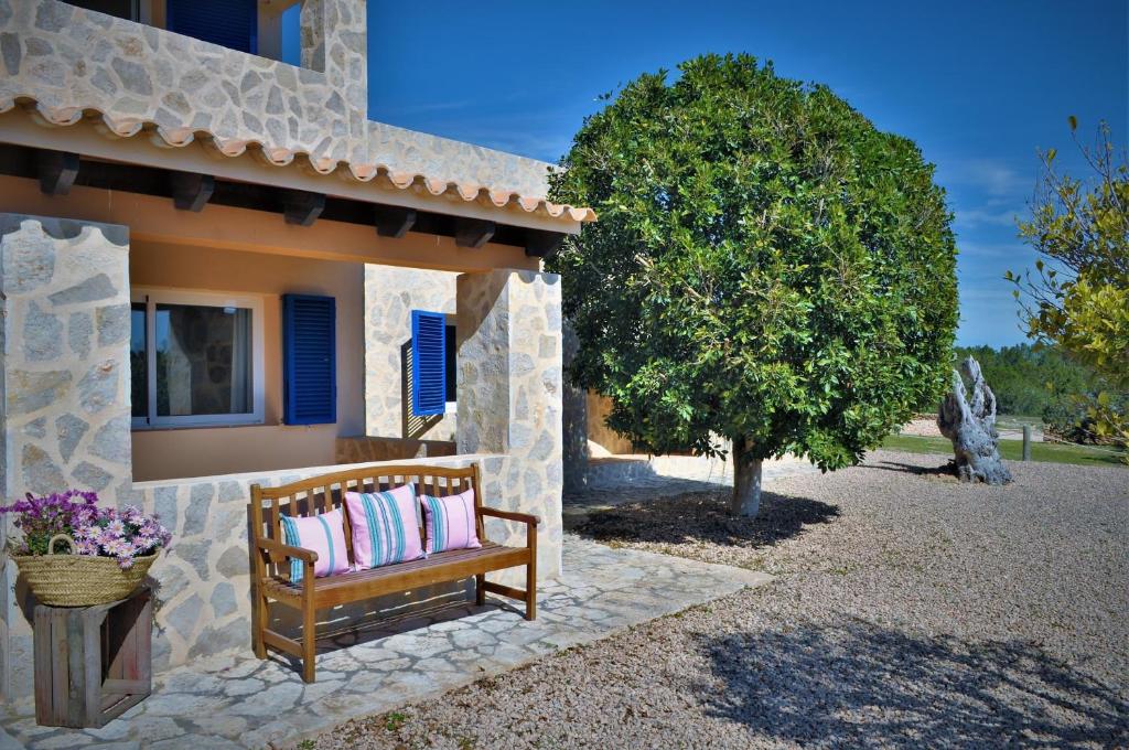 Zahrada ubytování Siamoformentera Donatella