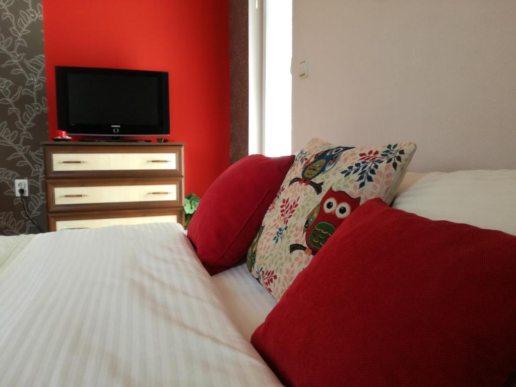 Postel nebo postele na pokoji v ubytování Apartmani RALE rooms