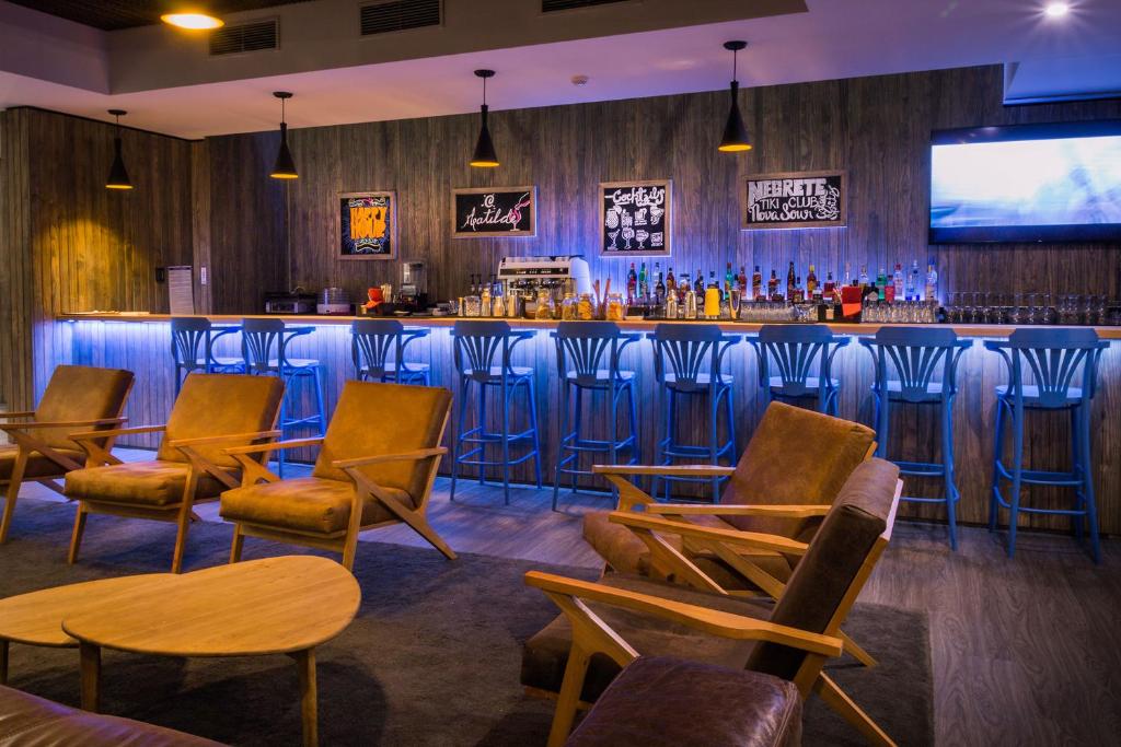 Lounge nebo bar v ubytování Novapark