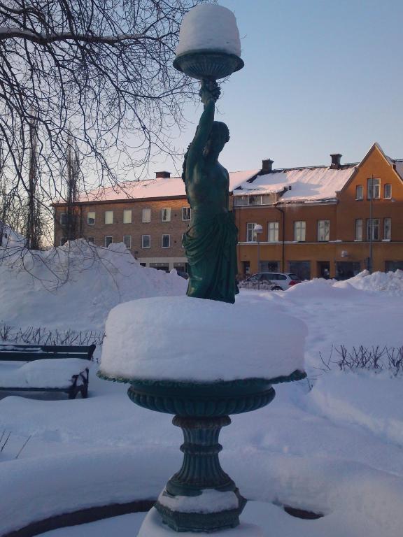 Vandrarhem Köping v zimě