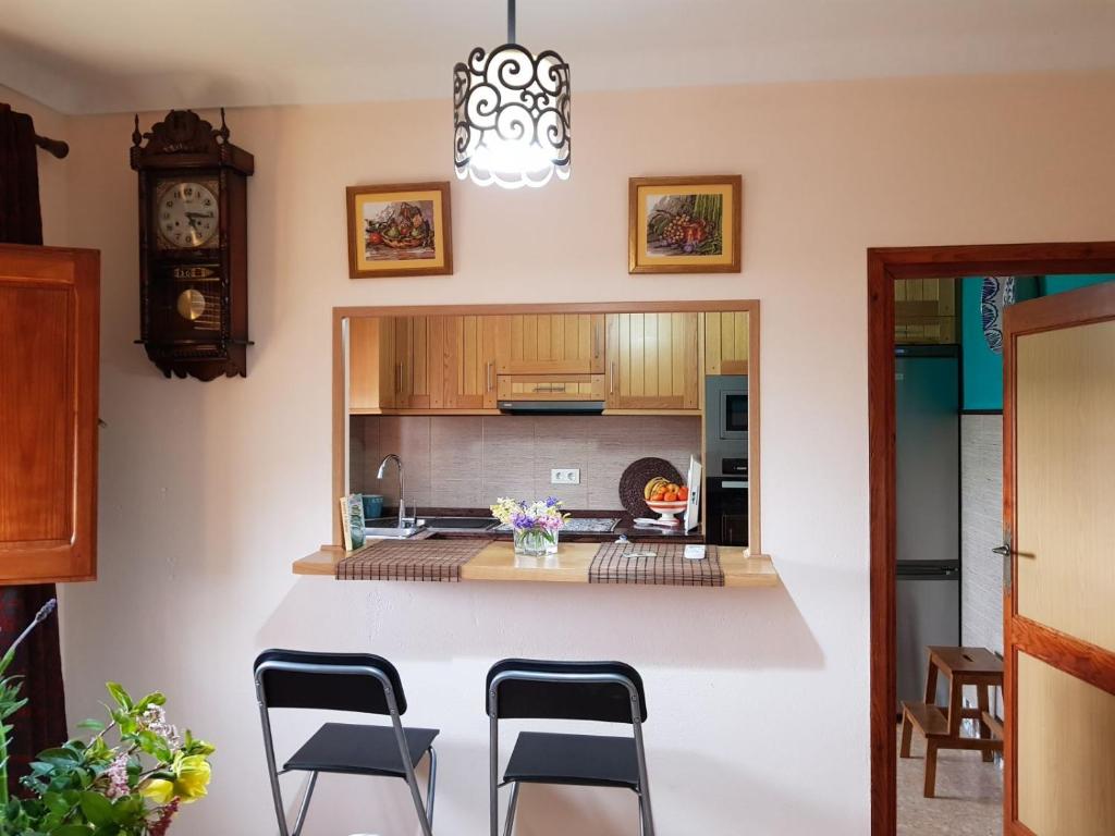 Kuchyň nebo kuchyňský kout v ubytování Cortijo de la Cruz