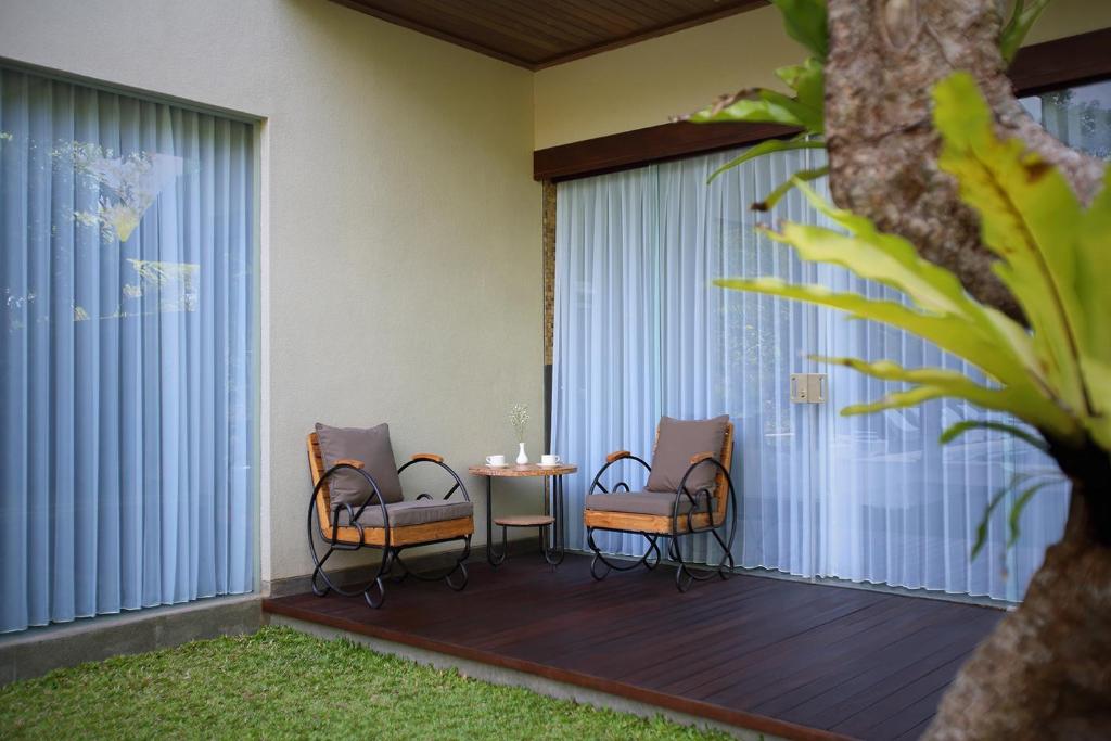 Zahrada ubytování Del Cielo Villa Jimbaran