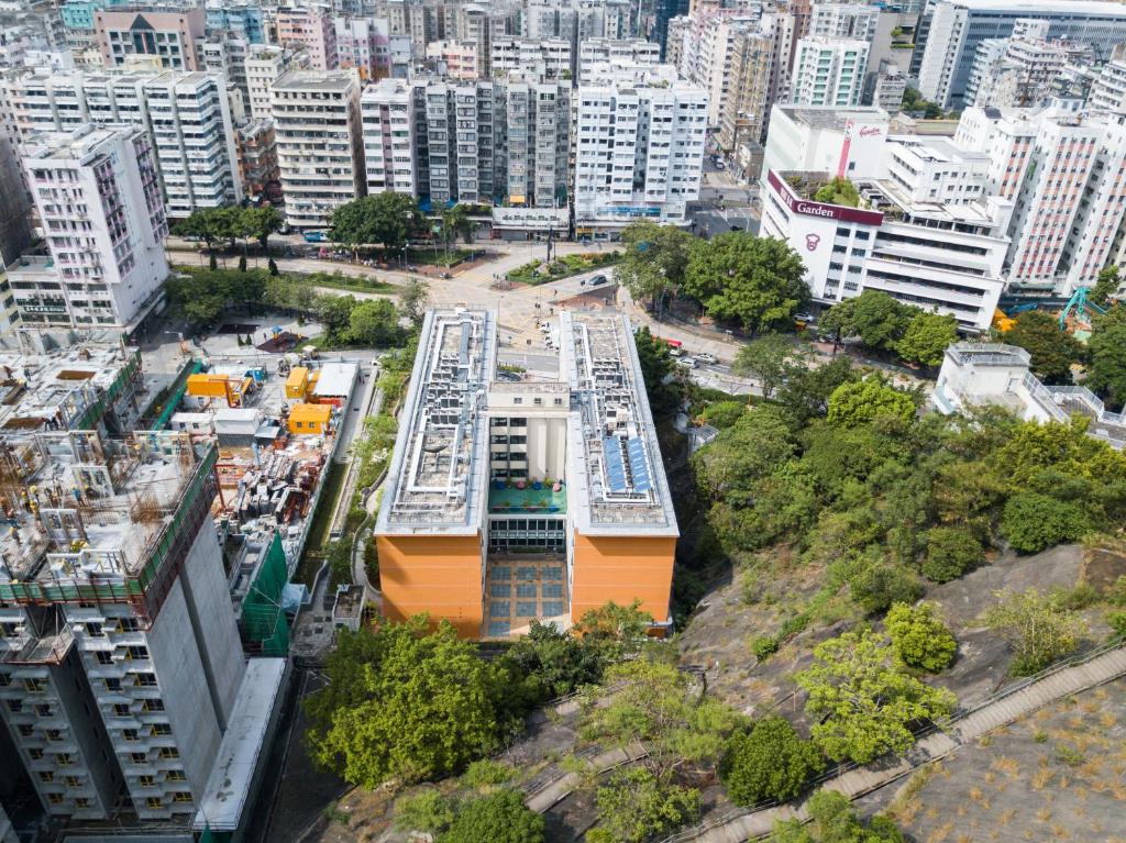 ホステルから撮影された、または一般的な香港の景色
