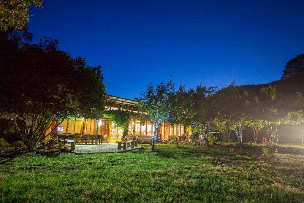Zahrada ubytování YHA Grampians Eco, Halls Gap