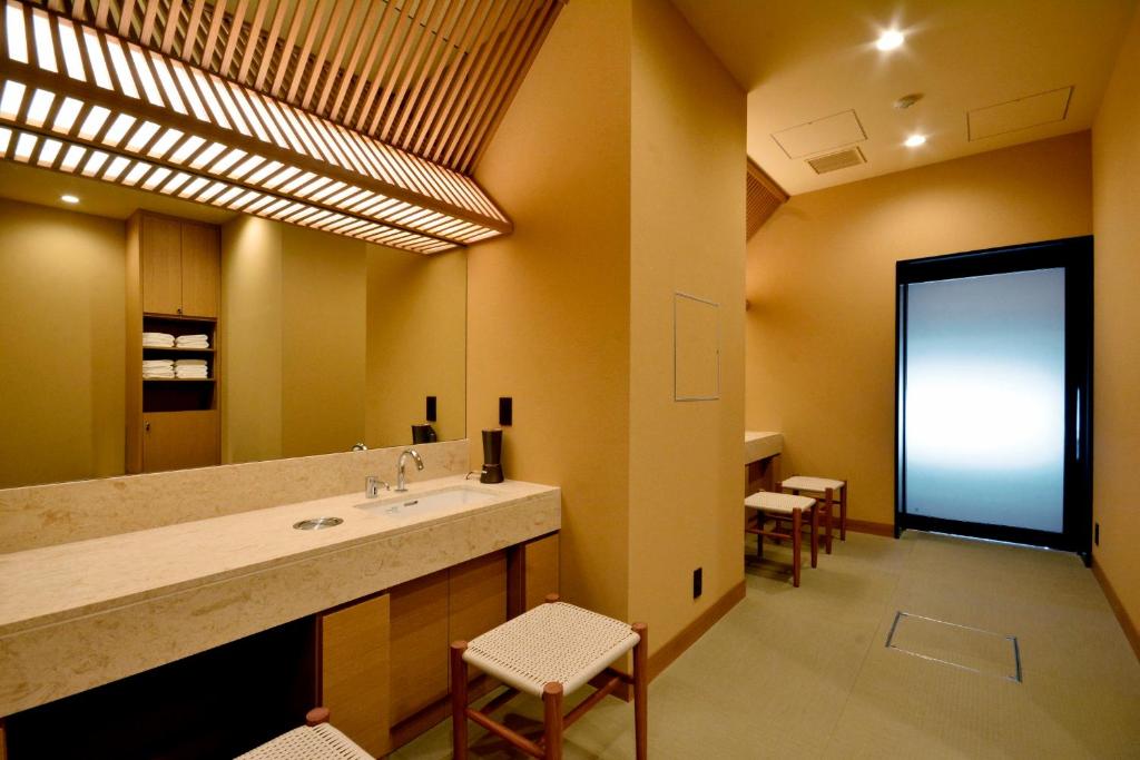 Koupelna v ubytování HOTEL HILLARYS Akasaka
