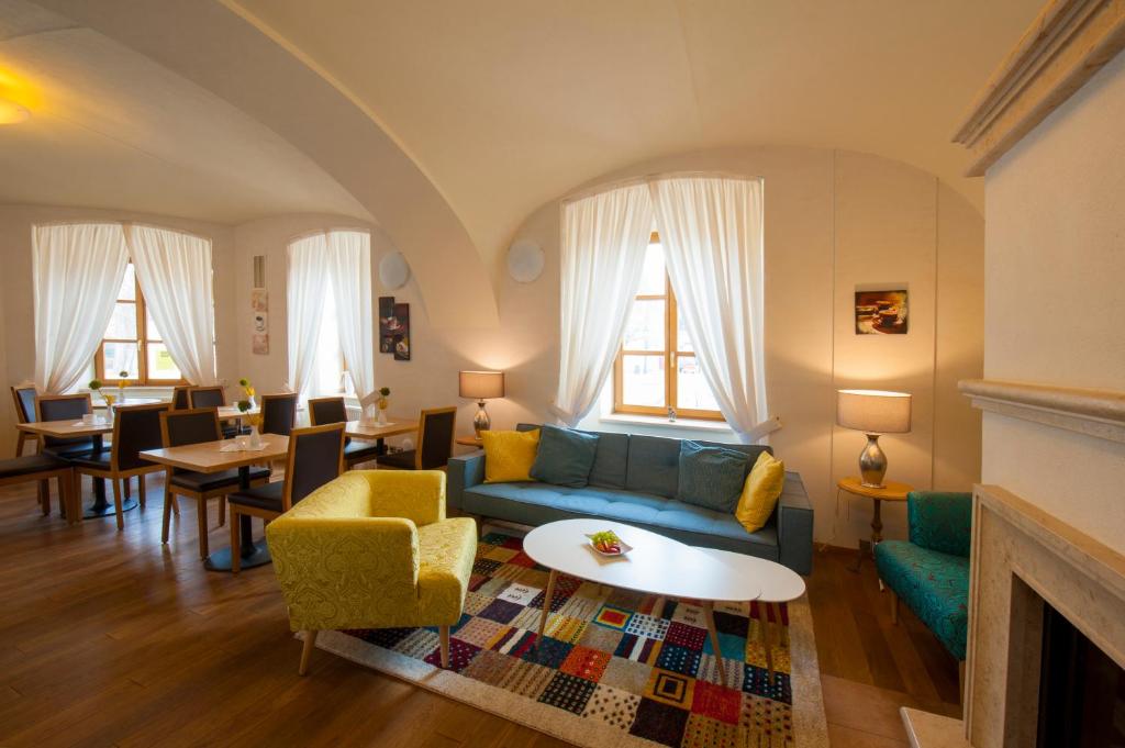 Posezení v ubytování Hotel Mario