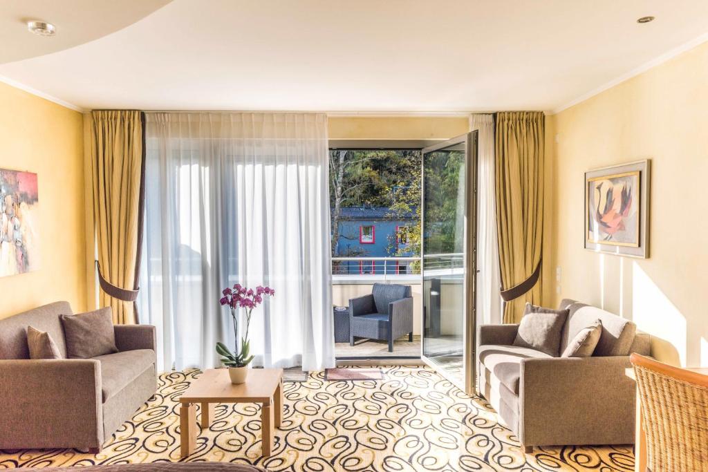 Istumisnurk majutusasutuses Hotel Brimer
