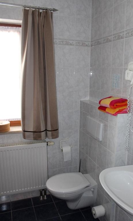 Koupelna v ubytování Hotel garni Vogelsang