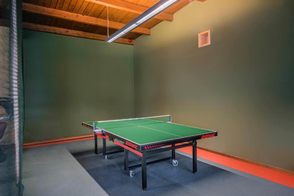 Stolní tenis v ubytování Eden au Lac nebo okolí