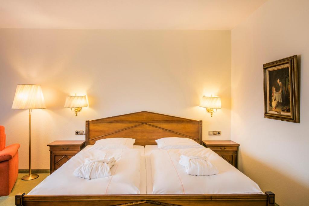Postel nebo postele na pokoji v ubytování Eden au Lac
