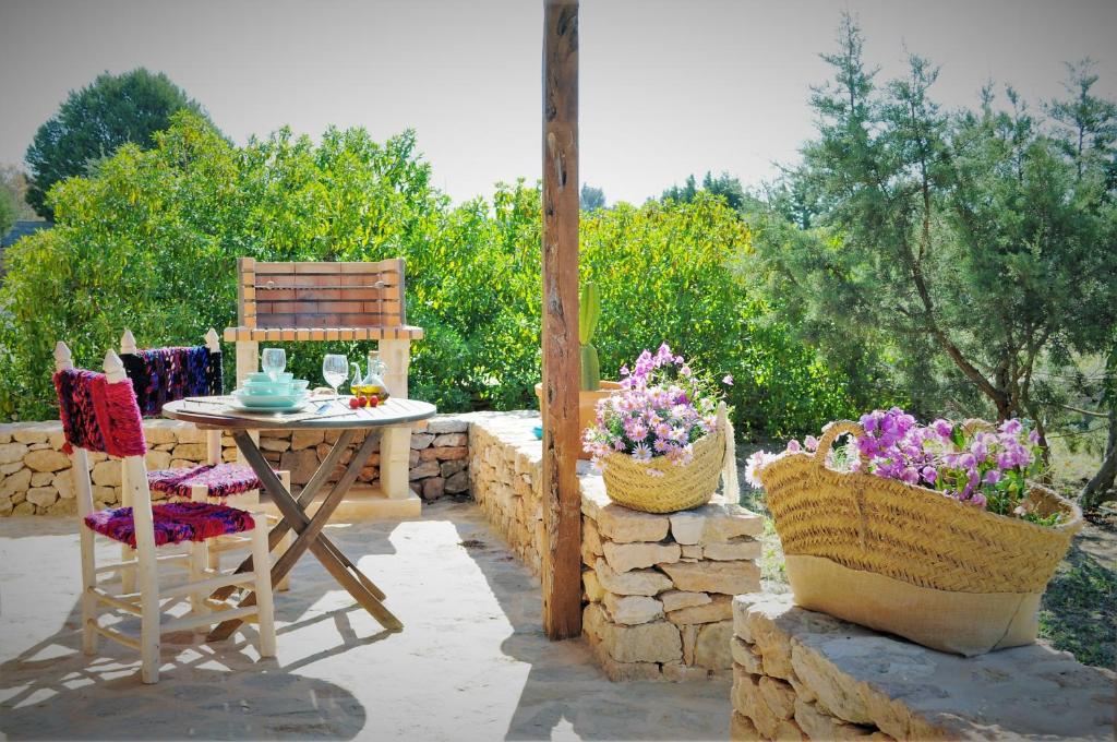 Zahrada ubytování Siamoformentera Bella