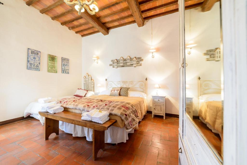 Postel nebo postele na pokoji v ubytování La Bandita Country Hotel