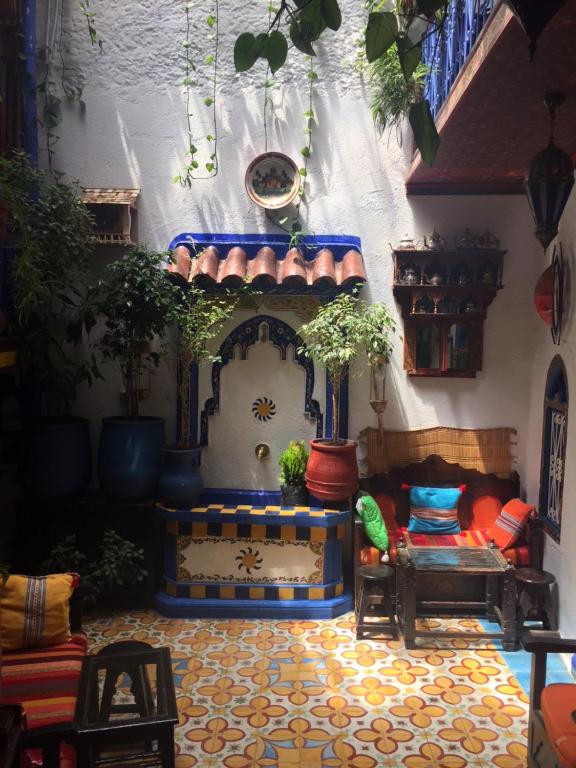 Zona d'estar a Dar Antonio