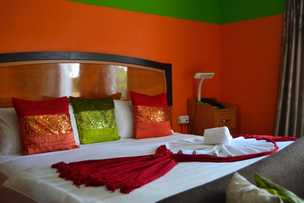 Säng eller sängar i ett rum på Seelo Guest Accommodation