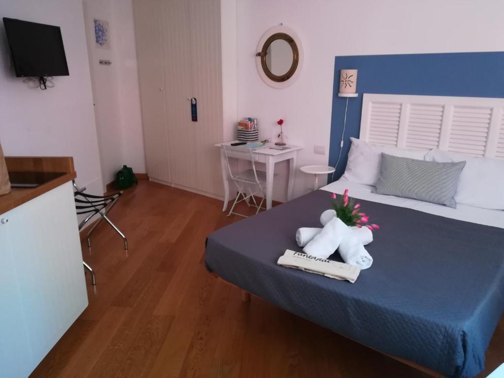 Posteľ alebo postele v izbe v ubytovaní FantAflat