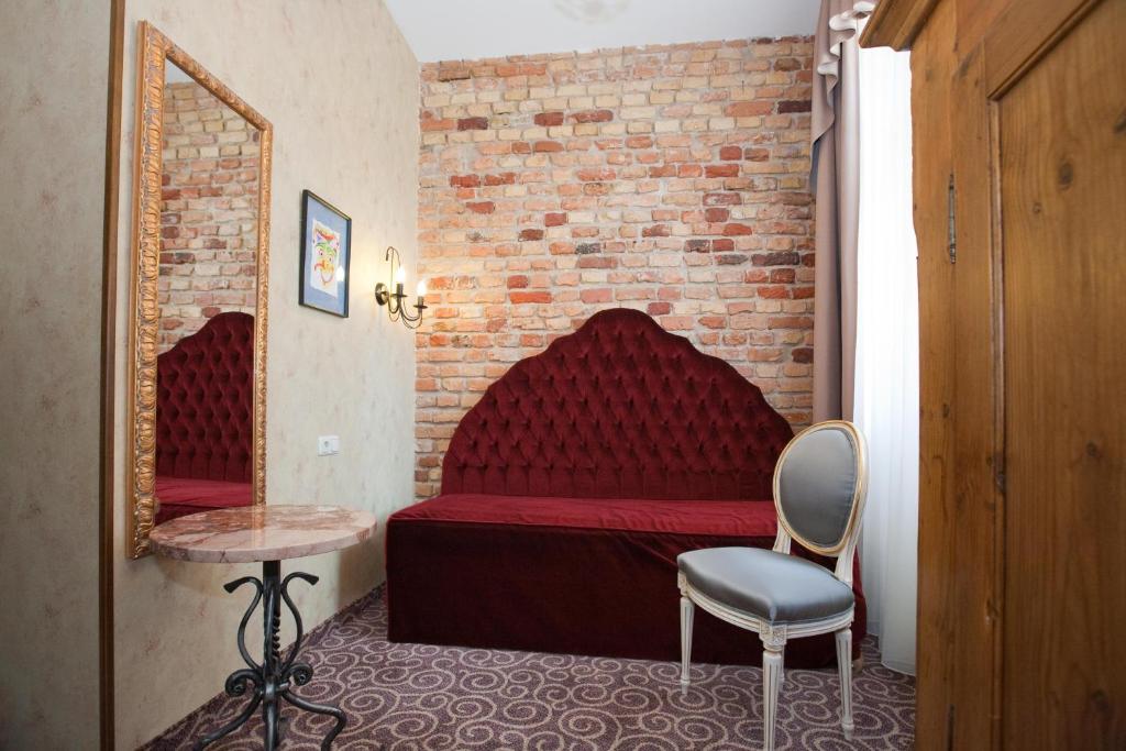 Posezení v ubytování Boutique Hotel Justus