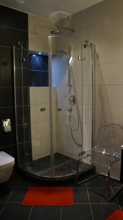 Koupelna v ubytování Apartamenty Legionów