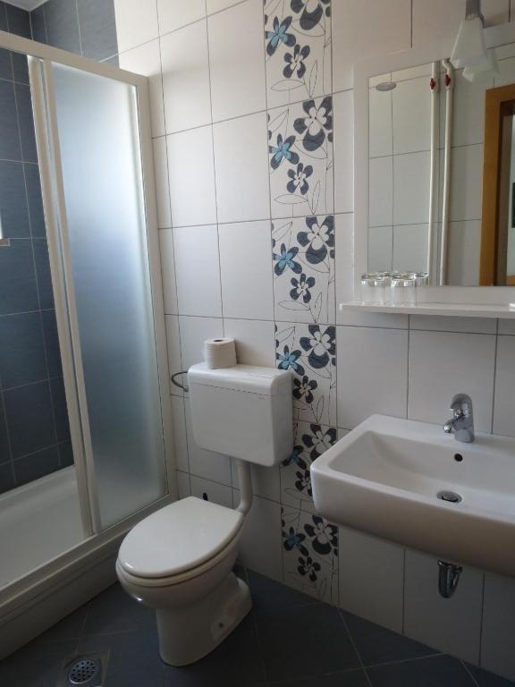 Koupelna v ubytování Motel Divjak