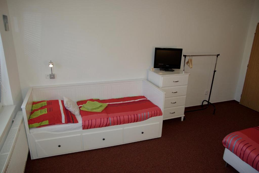 Voodi või voodid majutusasutuse Hostel Humpolec toas