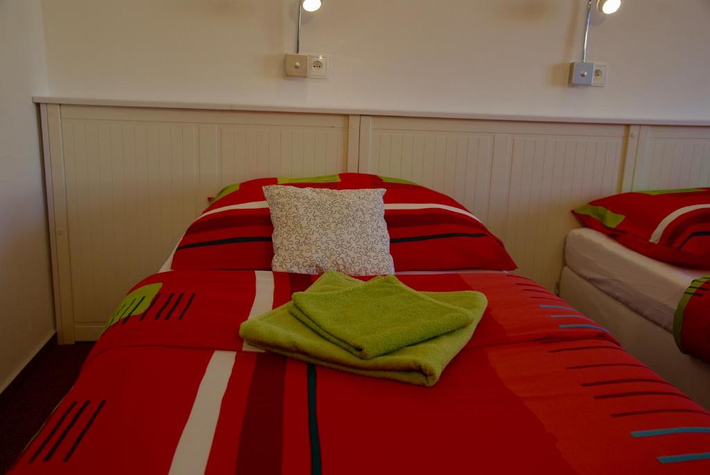 Voodi või voodid majutusasutuse Hostel Humpolec toas