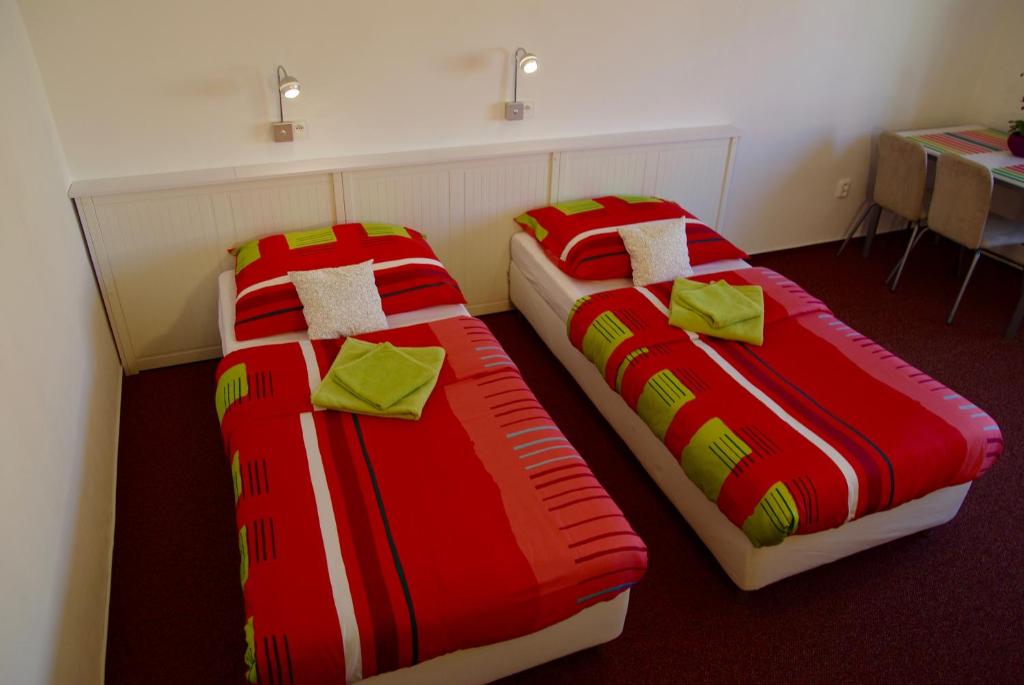 Voodi või voodid majutusasutuse Hostel Humpolec toas