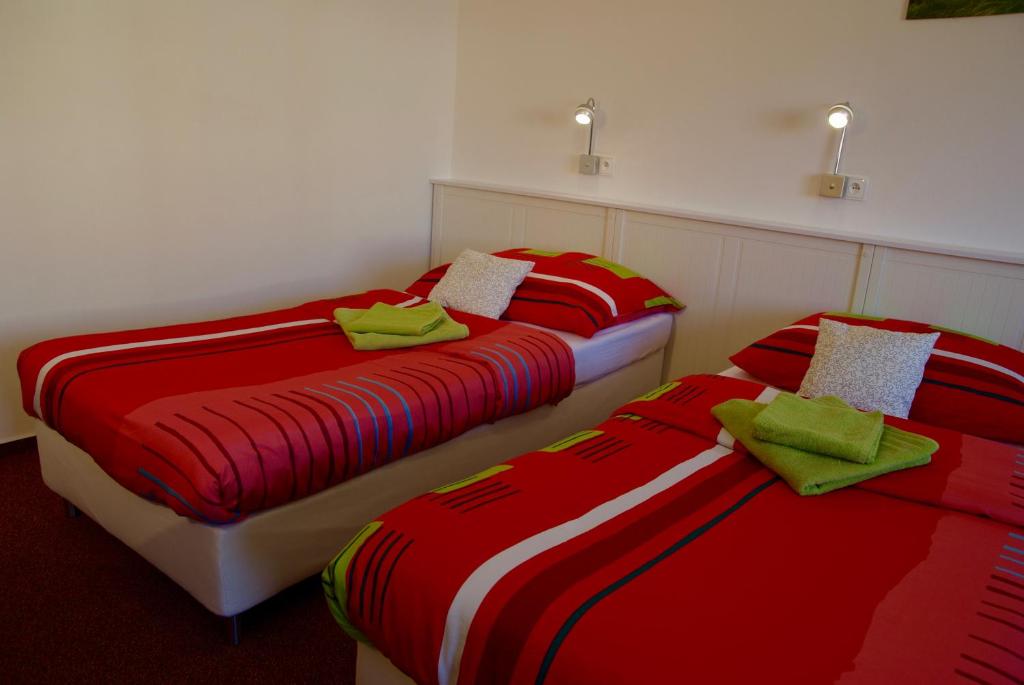 Voodi või voodid majutusasutuse Hostel Humpolec toas