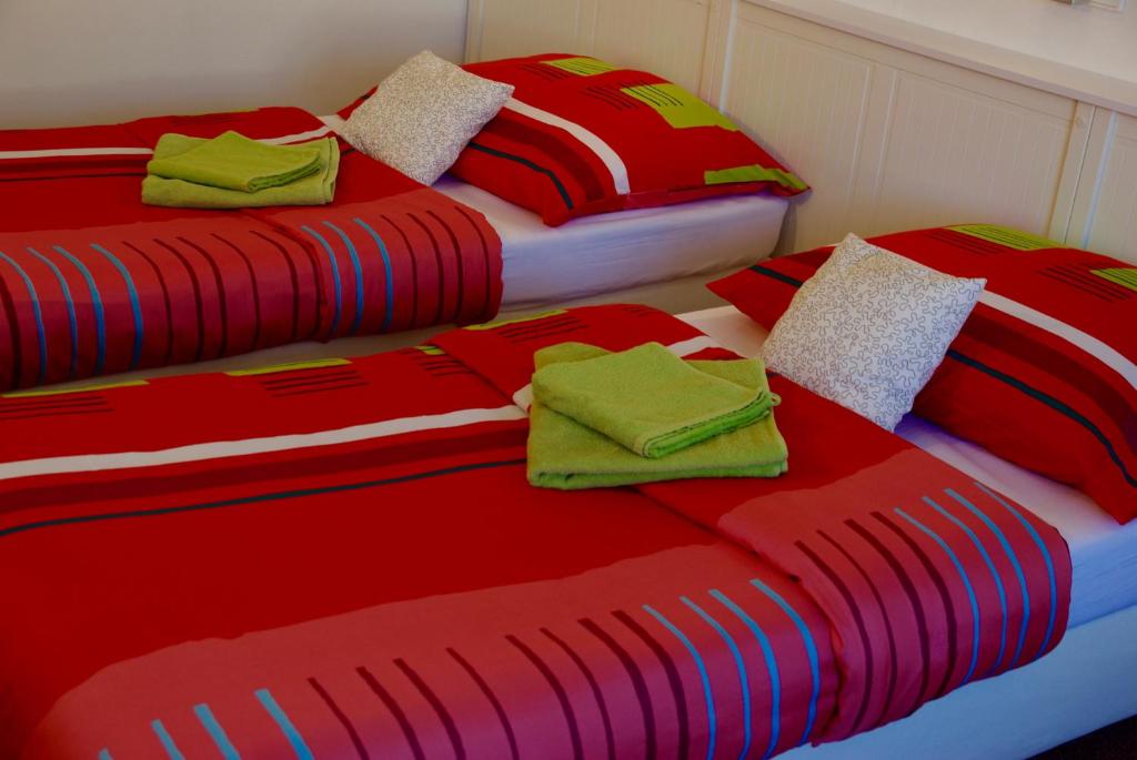 Voodi või voodid majutusasutuse Hostel Humpolec toas