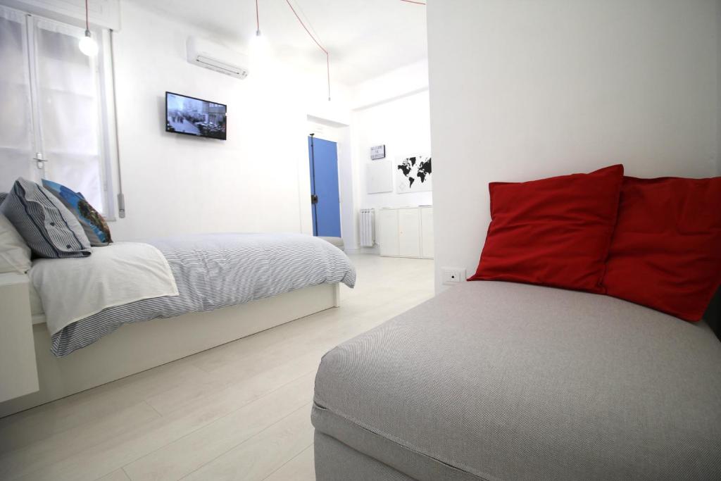 เตียงในห้องที่ Interno5 Apartment