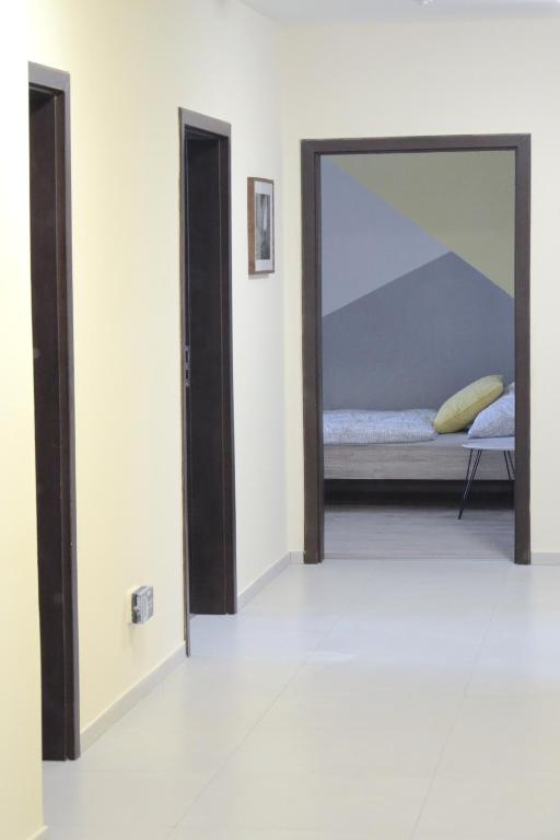 Postel nebo postele na pokoji v ubytování Hostel Bratislava