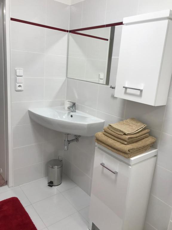 Łazienka w obiekcie Apartmans Les